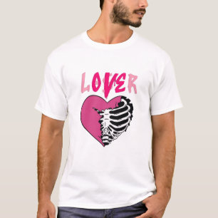 Camiseta Perda de Lover com Baixo Correspondência Rosa Trip