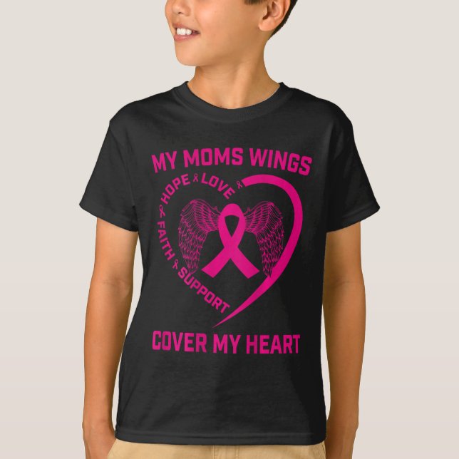 Camiseta Perda Rosa De Amado Uma Mãe Mãe Cancer De Mama Ck (Frente)
