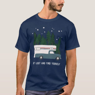 Camiseta PERDA-SE E ENCONTRA-SE A ANDAR-SE A Acampar Caminh