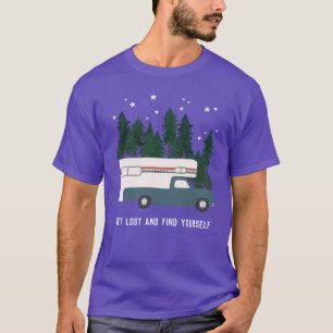 Camiseta PERDA-SE E ENCONTRE O CAMPO DE Caminhão RVing