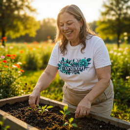 Camiseta Perdão e tamanho das mulheres