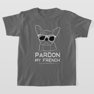 Camiseta Perdão Meu Francês Bulldog Engraçado
