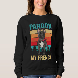 Camiseta Perdão Meu Francês Mãe Cachorro Cute Proprietário