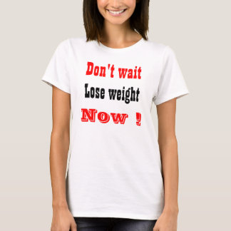 Camiseta perder