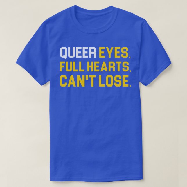 Camiseta Perder de escala do Cheio de olhos da fila (Frente do Design)