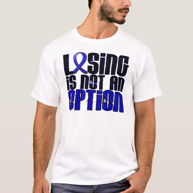 Camiseta Perder não é uma opção CFS (Frente)