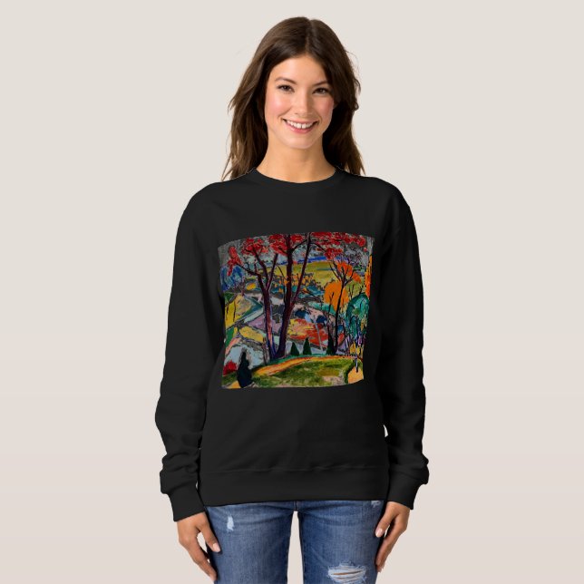 Camiseta Perder-se em Tranquil Nostalgia - Paisagem (Frente Completa)