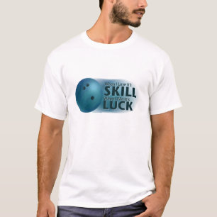 Camiseta Perder Skill Ganha Boliche Sorte Azul