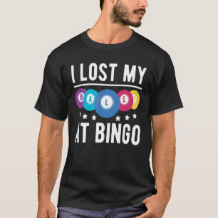 Camiseta Perdi As Bolas No Jogador De Bingo