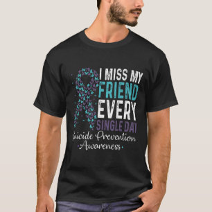 Camiseta Perdi Meu Amigo Todo Solteiro Dia de Prevenção Sui