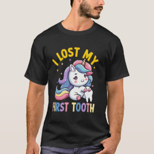 Camiseta Perdi Meu Primeiro Dente Conto de Fada do Unicórni