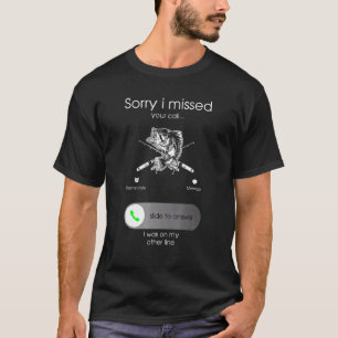 Camiseta Perdi Sua Ligação Estava Na Outra Linha Homens Pes