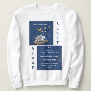 Camiseta Perdida em Quatrain por Adiela Akoo - Aloof