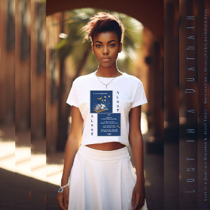 Camiseta Perdida em Quatrain por Adiela Akoo 'Aloof' T-Shir