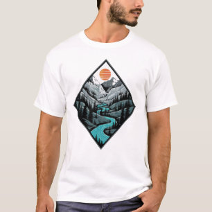 Camiseta "Perdido de novo: a natureza não deixa de girar"