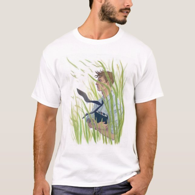 Camiseta perdido em pensamentos (Frente)