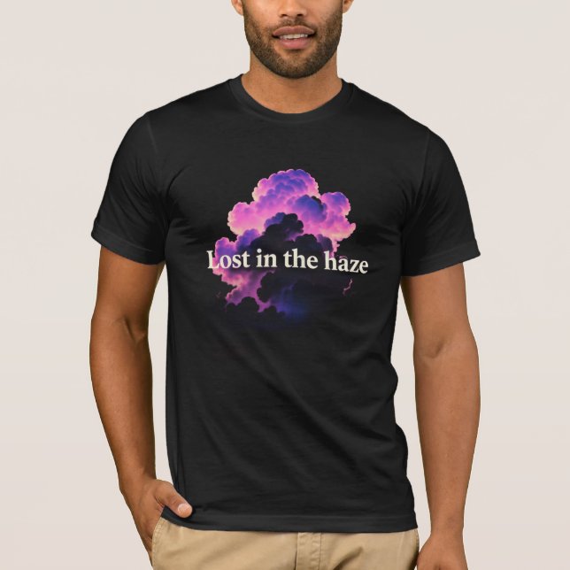 Camiseta Perdido na Névoa – Conceito de Atmosfera Sonhadora (Frente)