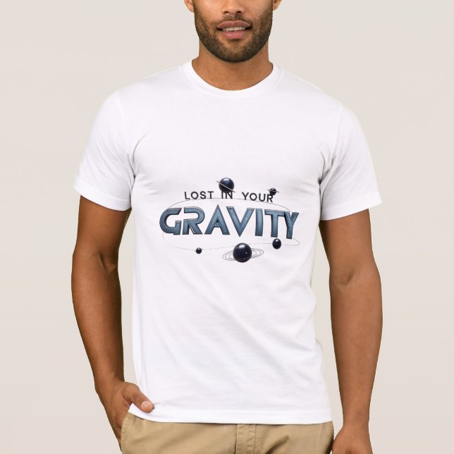 Camiseta Perdido na sua gravidade (Frente)