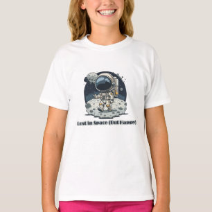 Camiseta Perdido no Espaço (Mas Feliz) – Design de Astronau