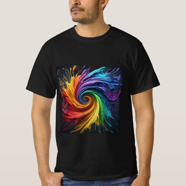 Camiseta Perdido no Mundo Colorido (Frente)