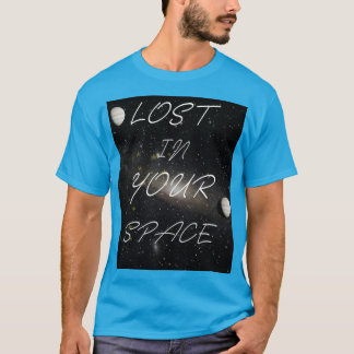Camiseta Perdido no Seu Espaço Tipografia Significativa Est