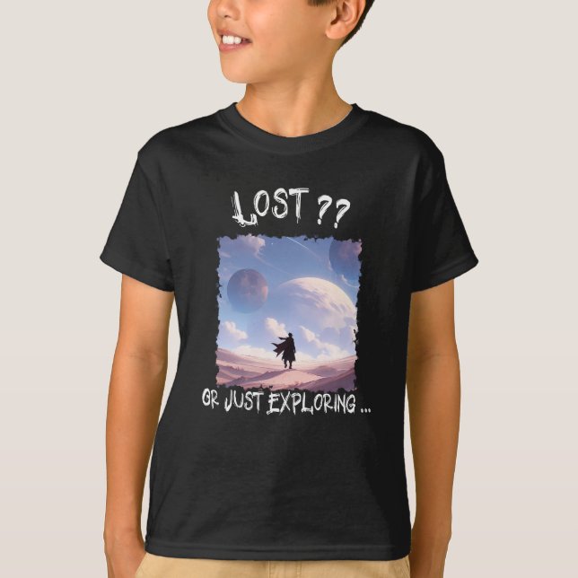 Camiseta Perdido?? Ou Apenas Explorando...Acampamento no De (Frente)