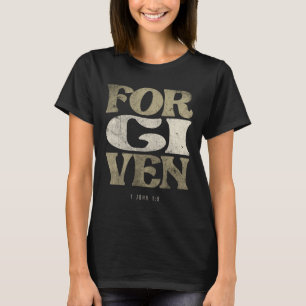 Camiseta Perdoado - 1 John 1:9 Bíblia Verse Christian