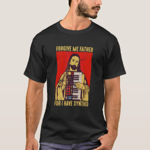 Camiseta Perdoe-Me, Pai, Porque Sintonizei Jesus Keyboar