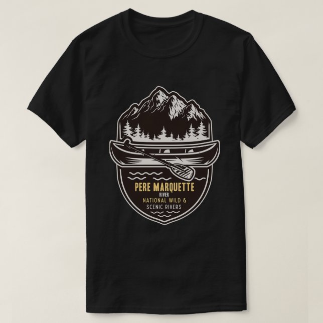 Camiseta Pere Marquette - Rio Selvagem Nacional e Cênico (Frente do Design)