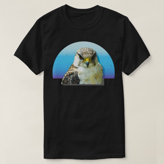 Camiseta Peregrine Falcon Birdwatch Sunset Vintage Men W (Frente do Design)