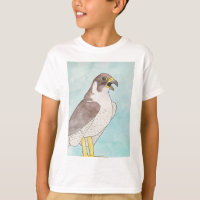 Peregrine Falcon watercolor Art