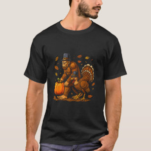 Camiseta Peregrino Pé Grande Peru Abóbora Dia de Ação de Gr