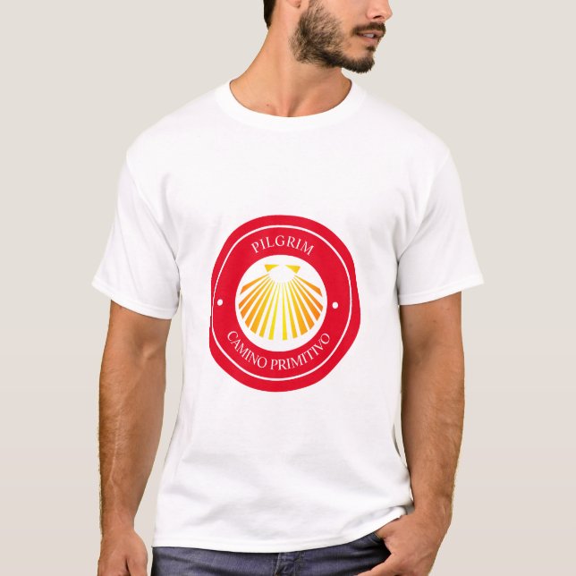 Camiseta Peregrinos Caminho Primitivo (Frente)