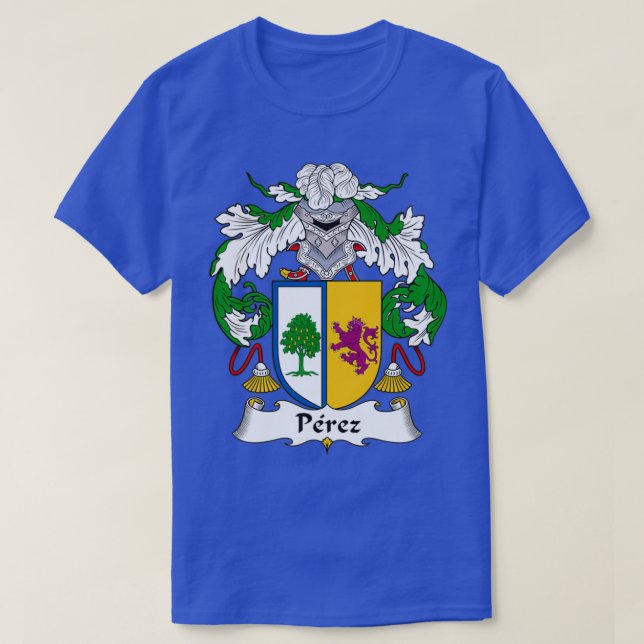 Camiseta Perez Casaco de Braços Crest 1 (Frente do Design)