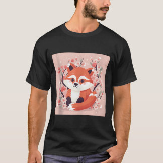 Camiseta Perfect Addition To Your Red Panda And Cherry Blos
