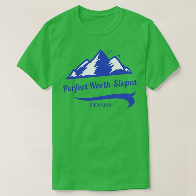 Camiseta Perfect North Slopes ski Indiana 1 (Frente do Design)