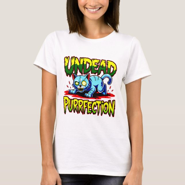 Camiseta Perfeição dos Mortos-Vivos (Frente)