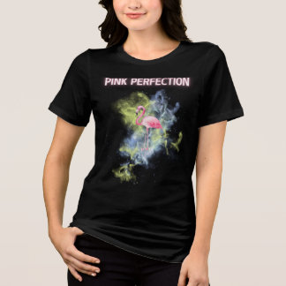 Camiseta Perfeição Rosa: Flamingo Elegante