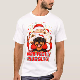 Camiseta Perfeitamente Abraçado: O Aconchego do Papai Noel