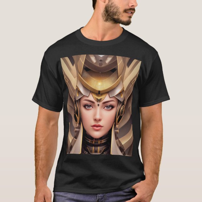 Camiseta Perfeitamente Cobrir digno de Cyborg (Frente)
