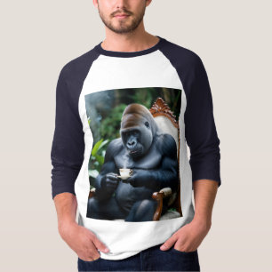 Camiseta Perfeito de Gorilla novo