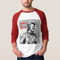 Perfeito Oferece Paz Na Terra NY Men Raglan Shirt