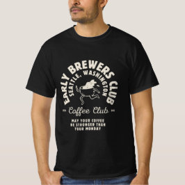 Camiseta Perfeito para amantes de café e guerreiros de segu