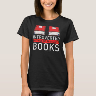 Camiseta Perfeito Para O Livro Apresenta Pessoas Que Adoram