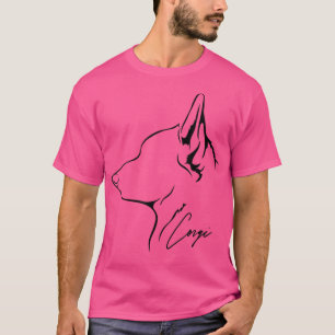 Camiseta Perfil de Orgulho Galês Perfil Cachorro Cachorro 3