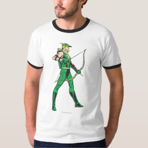Camiseta Perfil de Seta Verde