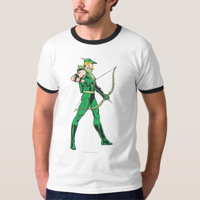 Camiseta Perfil de Seta Verde (Frente)