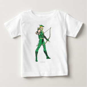 Camiseta Perfil de seta verde