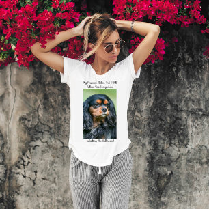 Camiseta Perfil Do Cavaleiro King Charles Personal Stalker