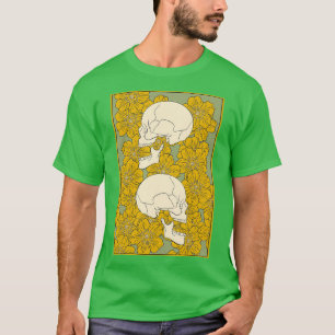 Camiseta Perfil do crânio